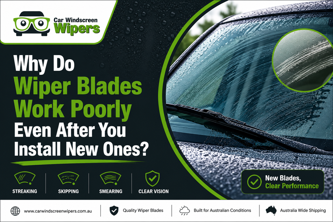 Why Do Wiper Blades Work Poorly Even After You Install New Ones?